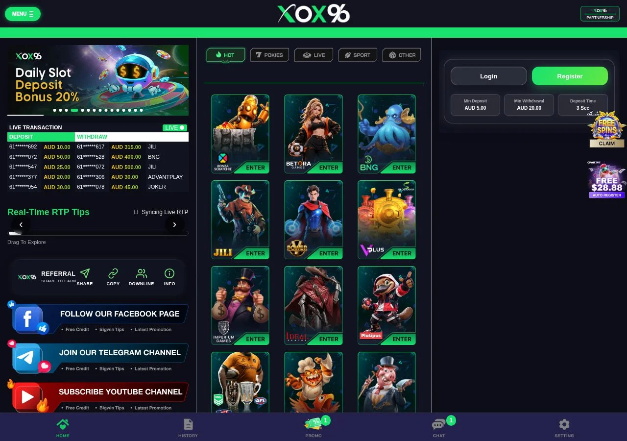 XOX96 overview banner