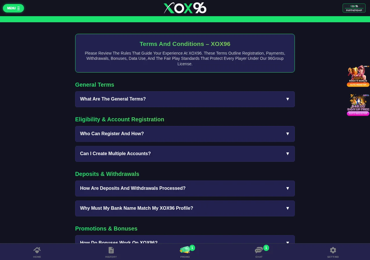 XOX96: Overview